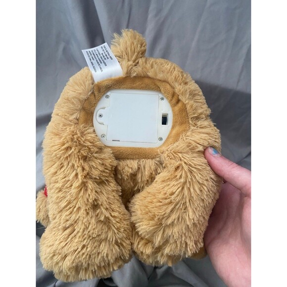 Home Accents Christmas 12 in. Animated Sitting Storytelling Bear and Baby - Picture 9 of 10